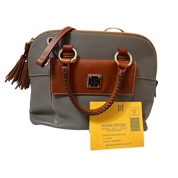 Dooney & Bourke Audrey Pebble Leather NWOT COA - Picture 7 of 9